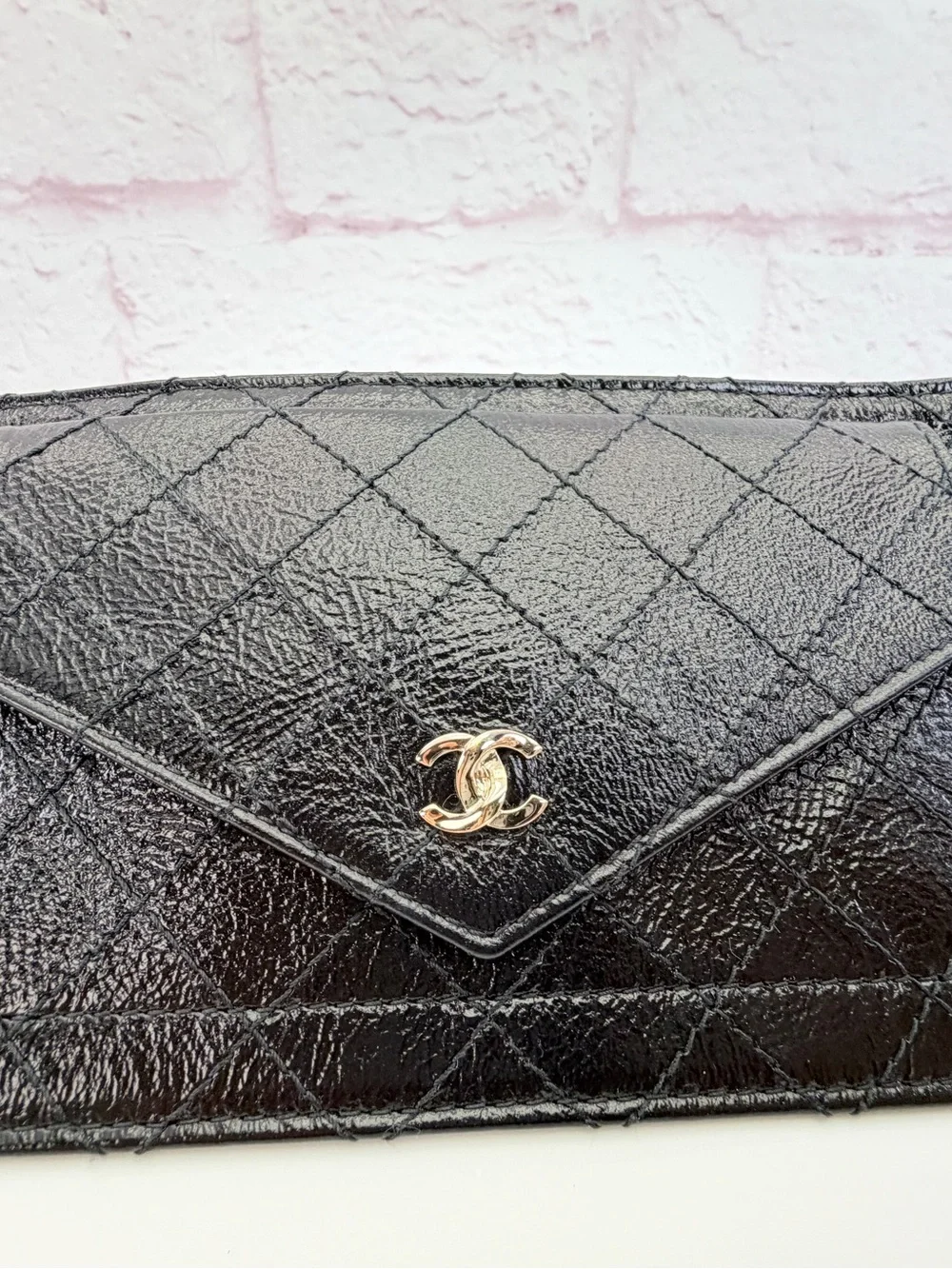 CHANEL 2025 Black Quilted Leather Waist Belt Bag with CC Logo